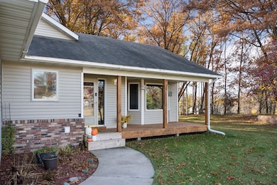Inviting front porch