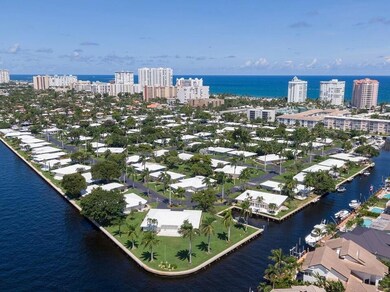 The Palm Club homes located across from the beach