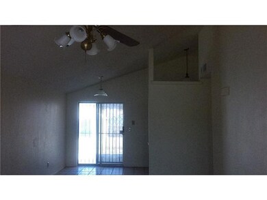 Dining Area with sliding door to back ya