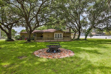 Backyard and Firepit