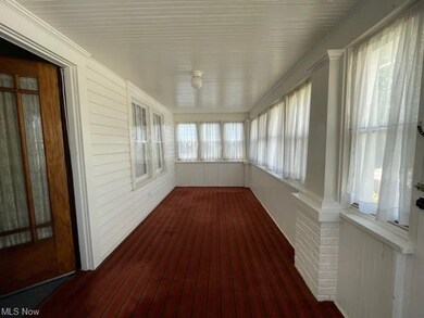 Enclosed front porch