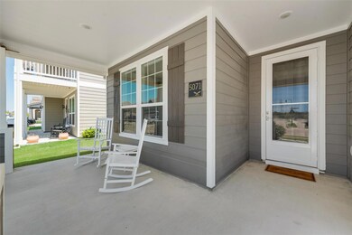 View of front covered porch