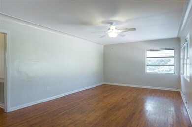 Living Room of the upstairs 2 BR/2BA Unit