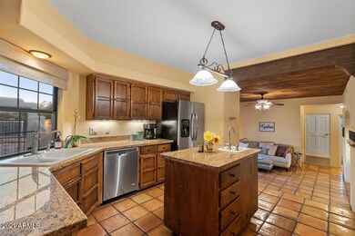 Kitchen w/ granite counters