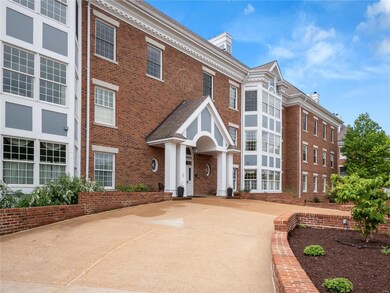 Circular drive at front of the building.