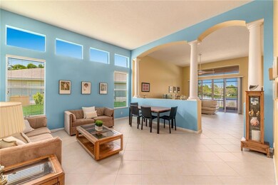 Living Area open to Dining & Family Room. Large Op