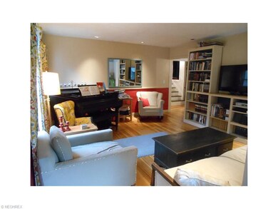 Living Room with Large Built in Cabinet