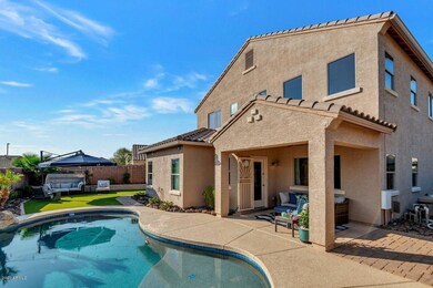 Enjoy the covered patio space