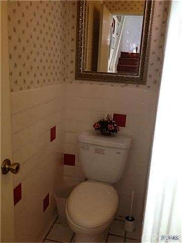Downstairs powder room