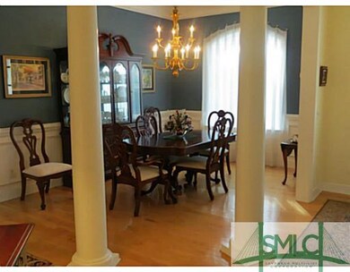 Dining Room. 9  smooth ceilings, wainscoting, and 