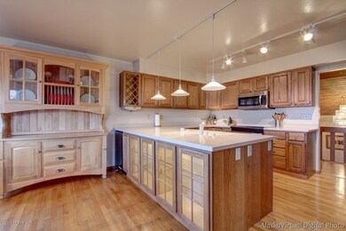 Kitchen with wine cooler (by hutch)