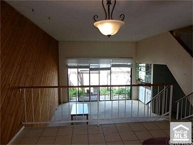Dining area looking out to living room with large 