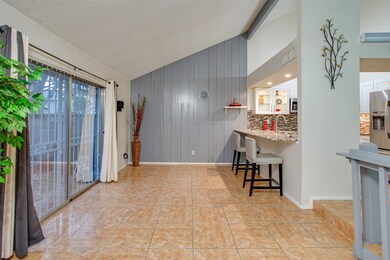 Completely tiled -no carpet