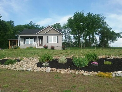 Lovely view of the front of your home. Come on in!