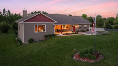 Beautiful evening on the covered patio