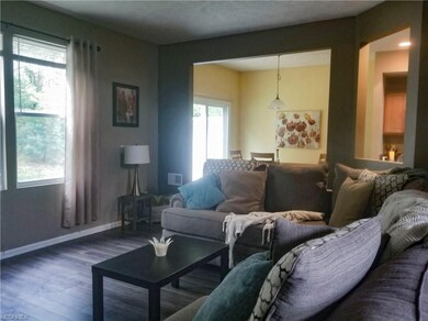 Lots of natural light pours in the back of the hou
