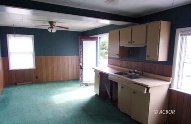 Kitchen and eating area