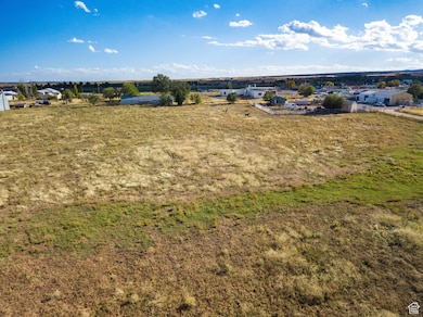 Aerial view of sparsely populated area