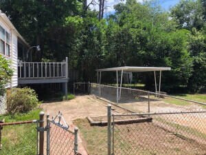 Carport and deck