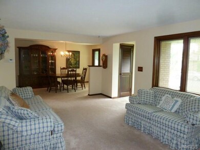 Newer windows in the living room and Dining room w