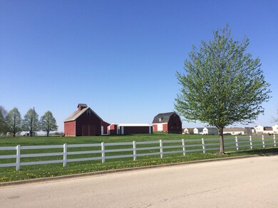 Farm at entrance to subdivision just blocks from 9