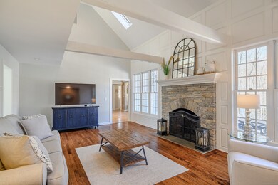 Great Room with beautful paneled walls
