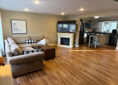 Living Room with open floor plan