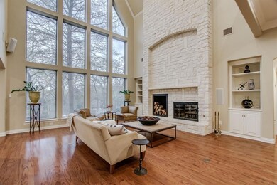 Second living area with floor to ceiling windows t
