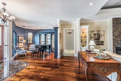 Foyer and piano room