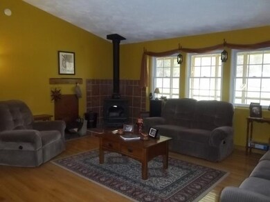 Living Room Living Room with wood stove
