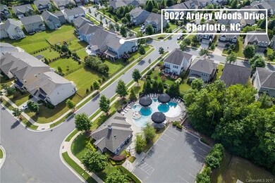 The home is literally steps away from the communit