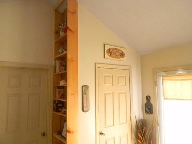Living room with awesome built in...