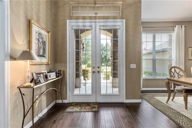 Inside Foyer- Double glass entry doors