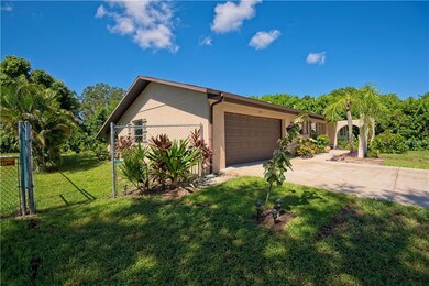 Front of home with side gate access