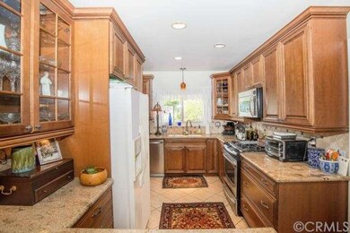 The kitchen is light and bright.