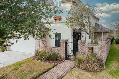 Iron gate entryway.