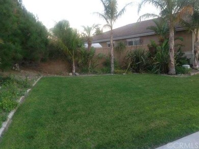 Front yard with potential R.V. parking.