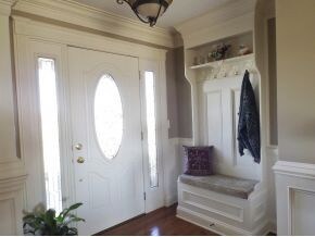 Foyer with Builtin Hall Tree