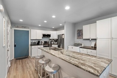 Large island with seating