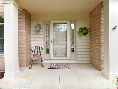~Inviting front porch.