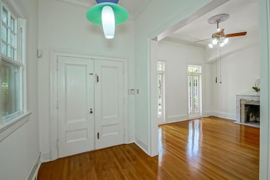 Entrance foyer and living room