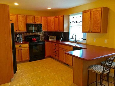 Kitchen. Corian counters, upgrade oak cabinets, ea
