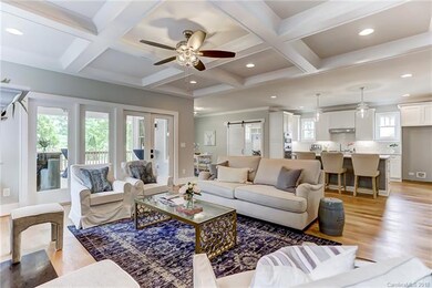 The family room is open to the kitchen and additio
