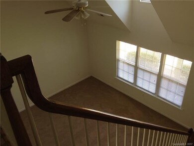 View of the living area from the upstairs.