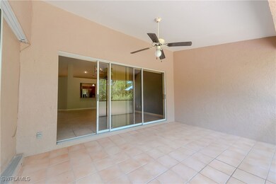 View of patio / terrace featuring a ceiling fan