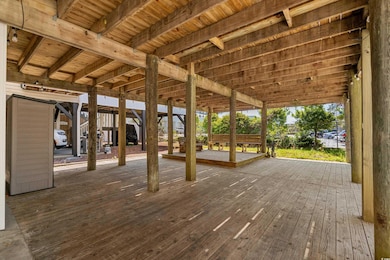 View of deck
