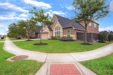 Home is located on a corner lot.