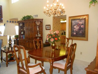 Formal dining area.