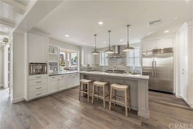 Kitchen with stainless Thermador appliances