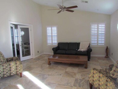 Formal living room & dbl dr to den!